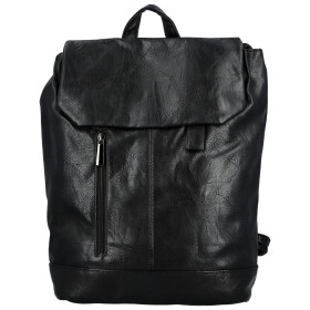 Trendy dámský koženkový kabelko-batoh Vexen, černý