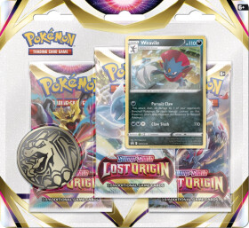 Pokémon TCG: Sword and Shield 11 Lost Origin - 3 Blister Booster