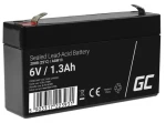 Green Cell AGM13 / Baterie / VRLA AGM / 6 V / 1,3 Ah (AGM13)