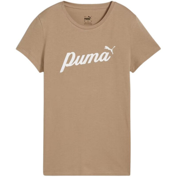 Dámské tričko Puma ESS+Script béžová 679315 67