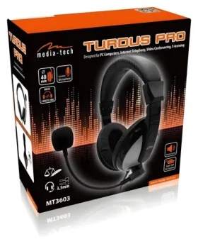 Turdus Pro MT3603 / Sluchátka s mikrofonem / Přes hlavu (MT3603)