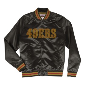 Mitchell & Ness Pánská bunda San Francisco 49ers NFL Lightweight Satin Velikost: S