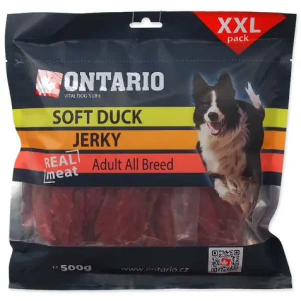 Ontario Pochoutka kachna měkké sušené kousky 500g (214-5074)