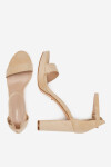 Sandály DeeZee SE008-BEIGE Látkový materiál