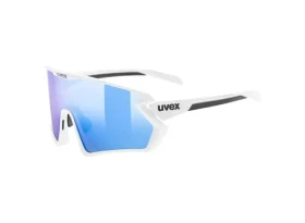 Uvex Sportstyle 231 2.0 brýle White Matt/Mirror Blue