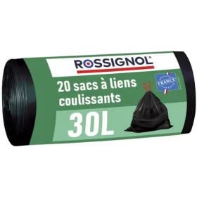 Rossignol Bagy 99138 černé / Sáčky do koše 30 L / balení 20 ks / 23 µm (3019920991388)