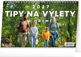 NOTIQUE Tipy na výlety s dětmi 2027 / Stolní kalendář / 23,1 x 14,5 cm