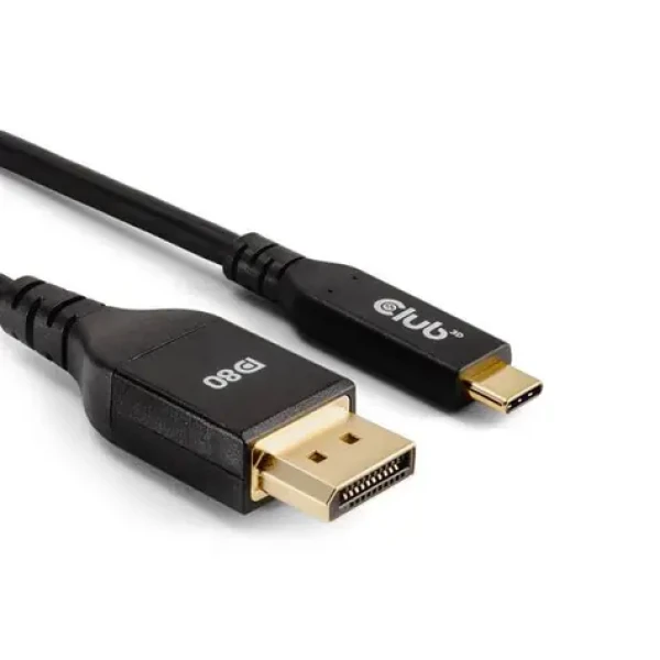 CLUB3D CAC-1559 Kabel USB-C na DisplayPort 2.1 / 10K60Hz / DSC1.2 / UHBR10 / 1m (CAC-1559)