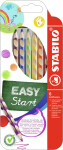 Ergonomické pastelky pro leváky - STABILO EASYcolors - 6 ks sada - 6 různých barev