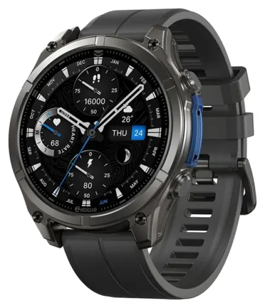 Zeblaze Vibe 8 Abyss černá / Chytré hodinky / 1.43" AMOLED / 5ATM / MIL-STD 810H / výdrž až 30 dní (Vibe 8 black)