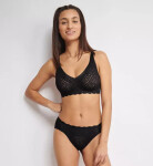 Dámská podprsenka ZERO Feel Bliss Soft bra - Sloggi černá (0004) 000S