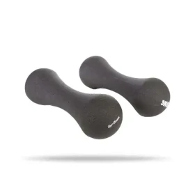 Neoprenové činky 2 x 3 kg - GymBeam (šedá) (48973-1-2x3000g)