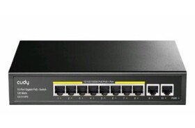 Cudy GS1010PE PoE switch / 8x PoE RJ45 / 2x RJ45 / 1000Mbps / 120W (GS1010PE)