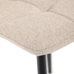 Jídelní židle, béžová, látka, DCL-V2017 CRM2