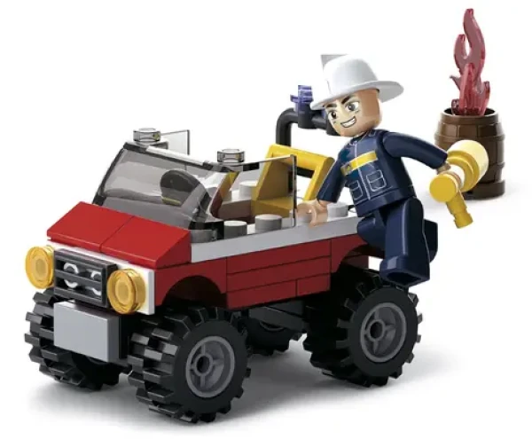 Sluban B0621 Hasiči Jeep