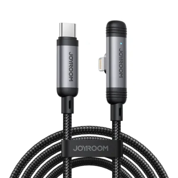 Joyroom S-A56 EnjoyX Series 90° Nabíjecí kabel USB-C (M) - Lightning (M) 30W 1.2m černá (6956116764944)