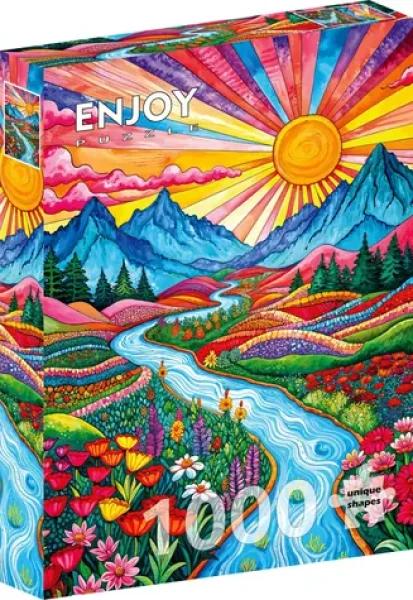 ENJOY Puzzle Barevná vysočina