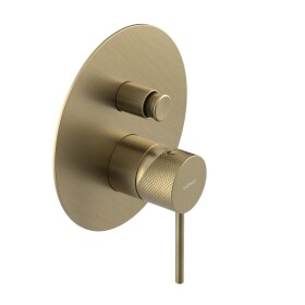 SAPHO - ULTRASAN podomítková sprchová baterie, 2 výstupy, zlato mat UT042VG