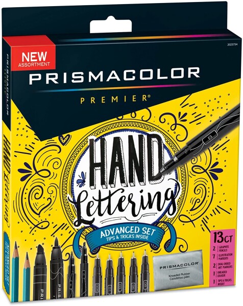 Prismacolor Prismacolor, 2023754, Premier, Hand lettering set, kaligrafická sada, 13 ks