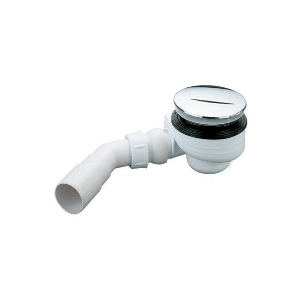 MEREO - Sifon pro sprchové vaničky Turboflow 1, Ø 90 mm, bílá (PR6041C 0205240