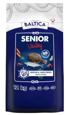 BALTICA Excellent Senior baltské ryby 12 kg / Granule pro psy / střední a velká plemena / bez obilovin
