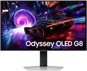 27" Samsung Odyssey G8 OLED stříbrná / Monitor / OLED / 4K UHD 3840×2160 / 240 Hz / HDR10+ Gaming (LS27FG812SUXEN)