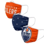 Roušky Edmonton Oilers NHL FOCO - set 3 kusy EU Velikost: dospělá velikost