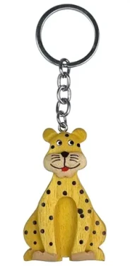 2Kids Toys Dřevěná klíčenka velká Leopard
