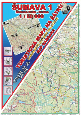 Šumava 1 Železná Ruda - Sušice Šátek s mapou
