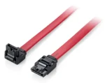 Equip kabel SATA 7-pin - 7-pin červená / Kabel SATA / lomený / 6 Gbit/s / 0,5 m (111902)