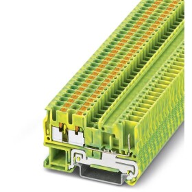 Phoenix Contact 3209659 trojitá svorka ochranného vodiče 5.2 mm rychlé připojení zelená, žlutá 50 ks
