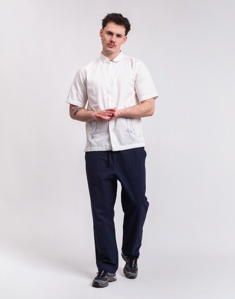Service Works Seersucker Chef Pants DARK NAVY XL