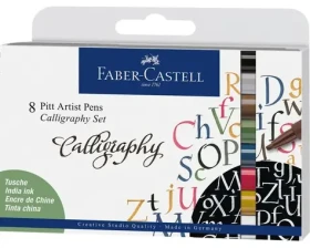 FABER-CASTELL Pitt Artist Pen Calligraphy Popisovač - sada 8 ks (167508)