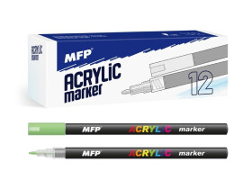 Akrylový popisovač 1 mm - zelený světlý