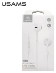 USAMS EP-22 In-Ear Square Stereo Headset bílá / Sluchátka s mikrofonem / 3.5mm jack (HSEP2201)