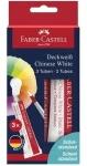 FABER-CASTELL Temperové barvy Connector 3x7,5 ml čínská bílá / Krycí malba (1250937)