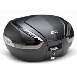 V47Nnt Tech kufr Givi černý (Monokey) s čirými odrazkami a černým víkem, objem 47 ltr.