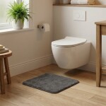 WC předložka SAT Vision 40x50 cm antracit SATDPREDWCAN SATDPREDWCAN