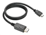 C-TECH kabel DisplayPort na HDMI 1 m černá (8594125009823)