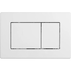 CERANO - Ovládací tlačítko splachování Classic k WC modulu Profi - ABS - bílá CER-476906