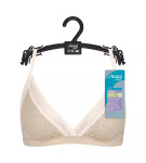Dámská podprsenka GO Ribbed R Bralette - GRAY - sv. béžová M013 - SLOGGI GRAY L