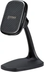 Pitaka MagEZ Mount Qi černá / magnetický držák na smartphone s bezdrátovou nabíječkou / otočný 360° (DT1001B)