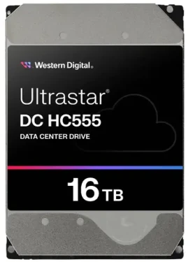 WD Ultrastar DC HC555 16TB / HDD / 3.5" SATA III / 7 200 rpm / 512MB cache / 5y (0B48722)
