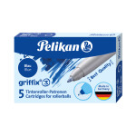 Náplň do inkoustového rolleru Pelikan Griffix 3, modrá, 10ks