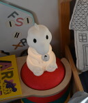 Mr Maria Stmívatelná LED lampička Rena First Light, bílá barva, plast