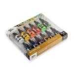 Mont Marte Acrylic Ink Premium sada 12 x 20 ml Basic