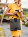 Dámská crossbody kabelka VUCH Vigo Dark Grey, šedá