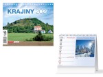 Stolní mini kalendář 2027 MFP Krajiny