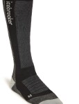 Pánské merino lyžařské ponožky ICEBREAKER Mens Ski+ Medium OTC 2 Pack, Black/Ether/Graphite velikost: 39-41,5 (S)