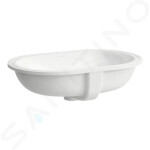 Laufen - Savoy Umyvadlo vestavné 510x310 mm, s přepadem, bez otvoru pro baterii, bílá H8189450001091